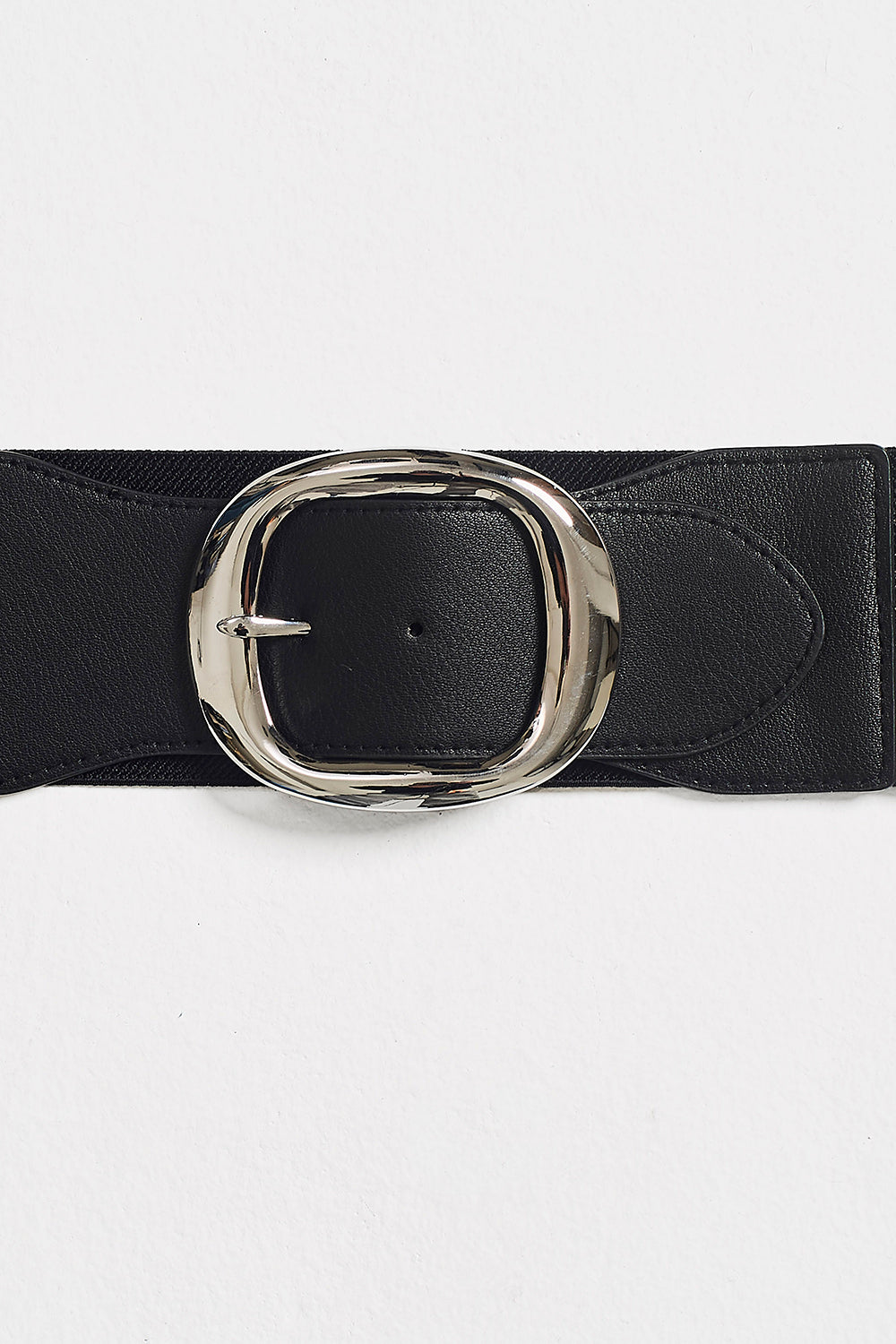 Cinta alta in similpelle elastica