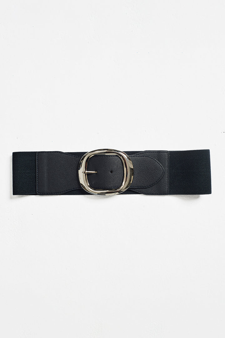 Cinta alta in similpelle elastica