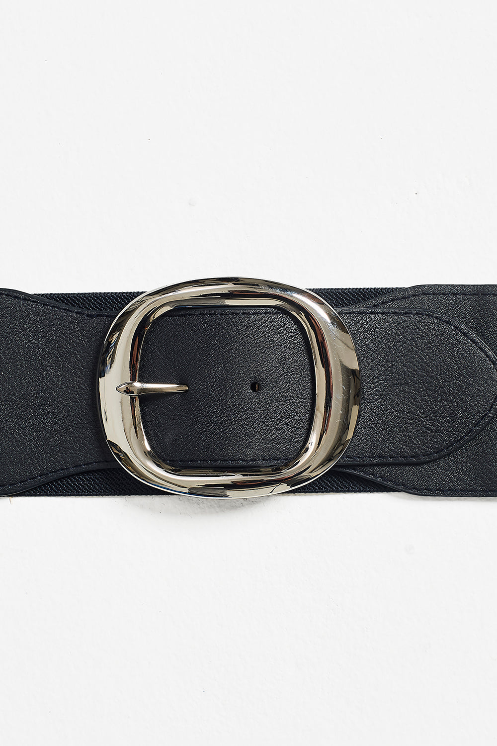 Cinta alta in similpelle elastica