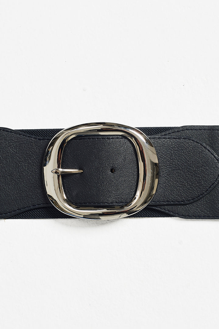 Cinta alta in similpelle elastica