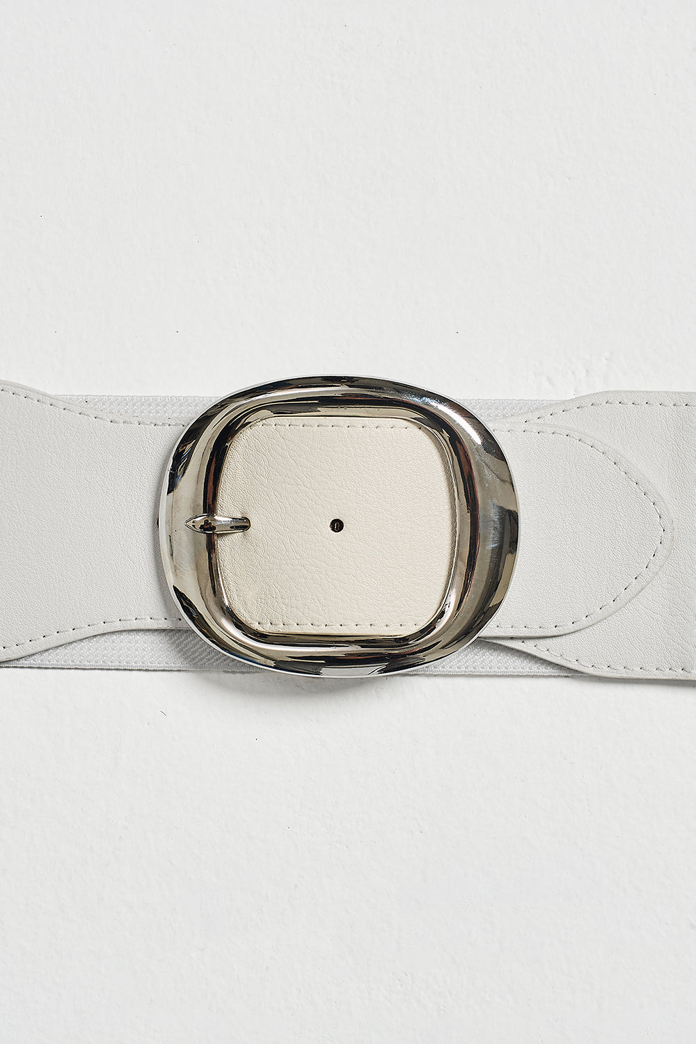 Cinta alta in similpelle elastica