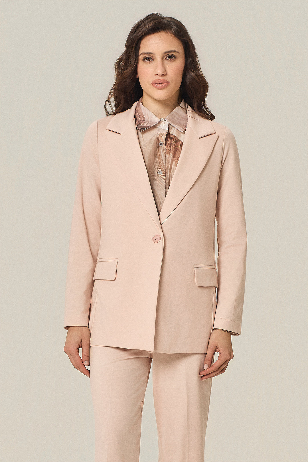Blazer in punto milano stretch