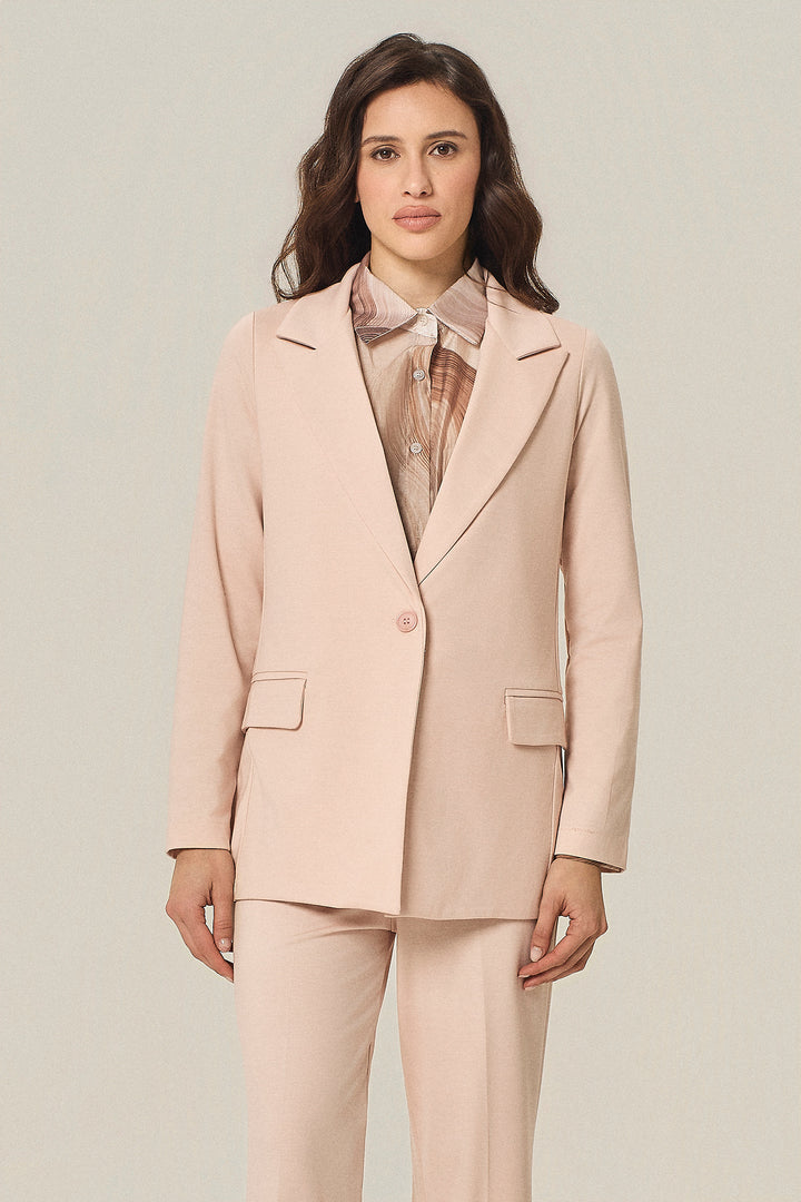 Blazer in punto milano stretch