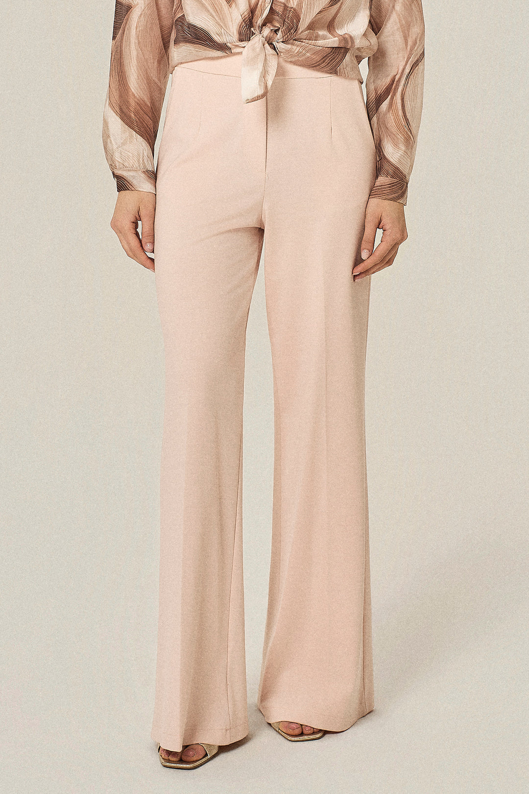 Pantalone in punto milano stretch