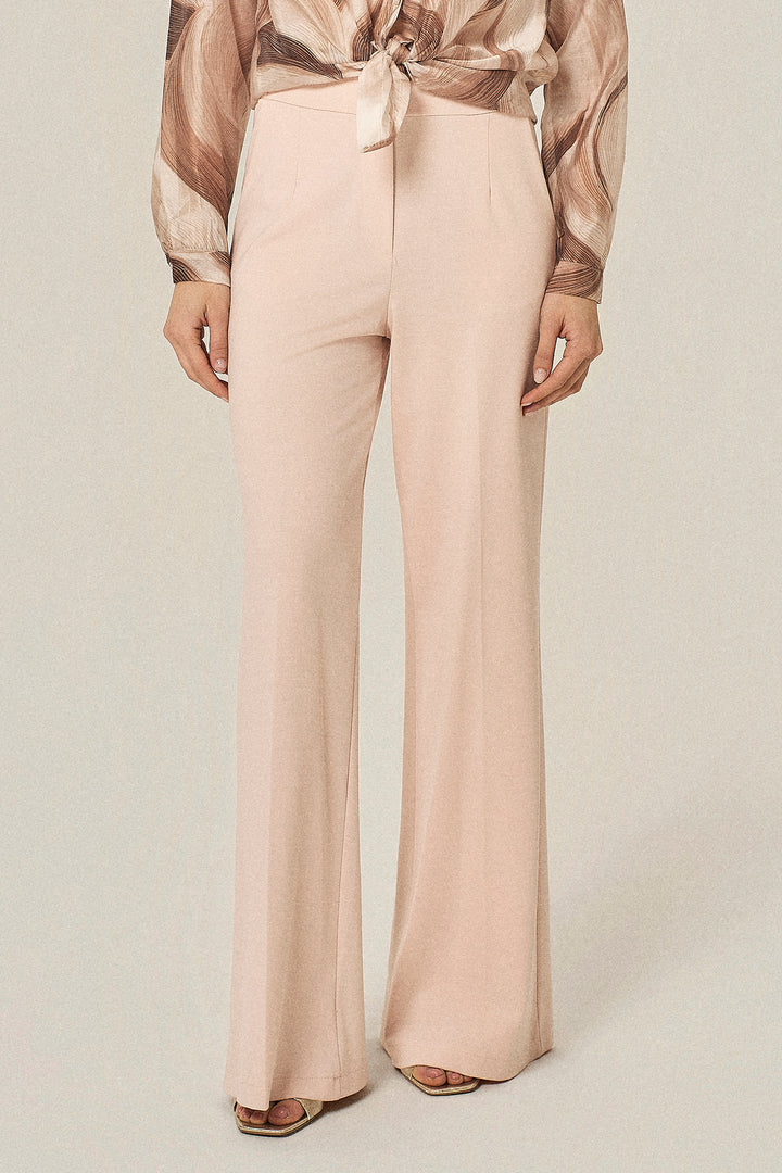 Pantalone in punto milano stretch