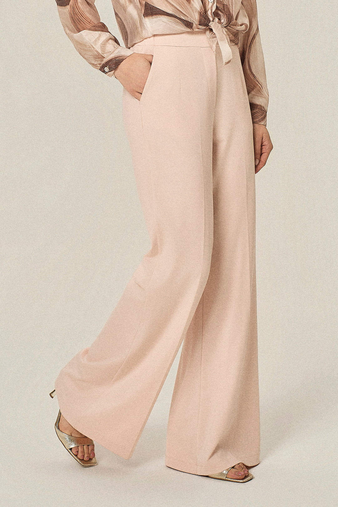 Pantalone in punto milano stretch