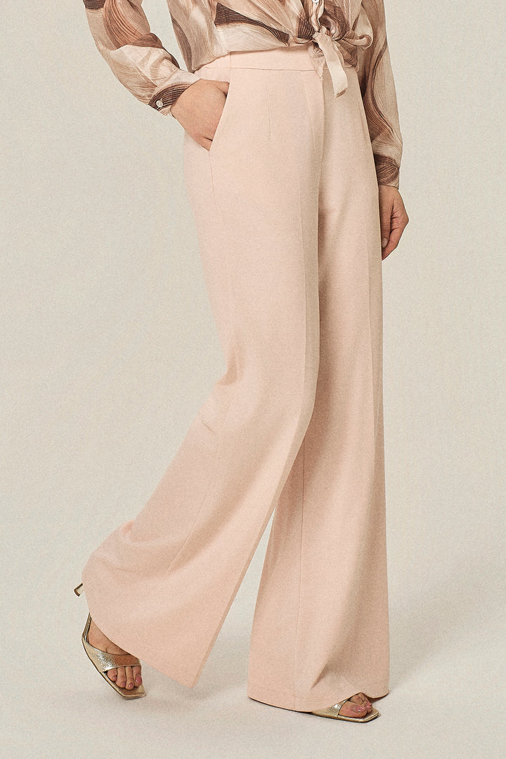 Pantalone in punto milano stretch