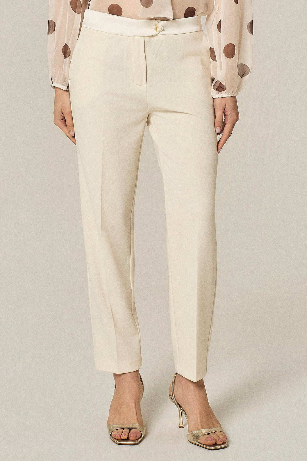 Pantalone chino in cady stretch