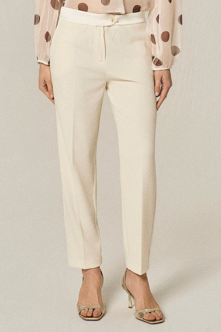 Pantalone chino in cady stretch