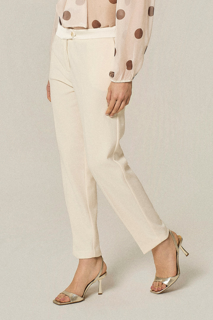 Pantalone chino in cady stretch