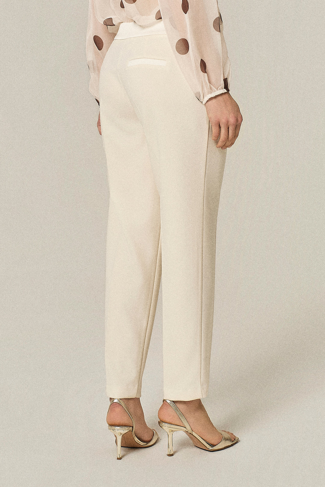 Pantalone chino in cady stretch