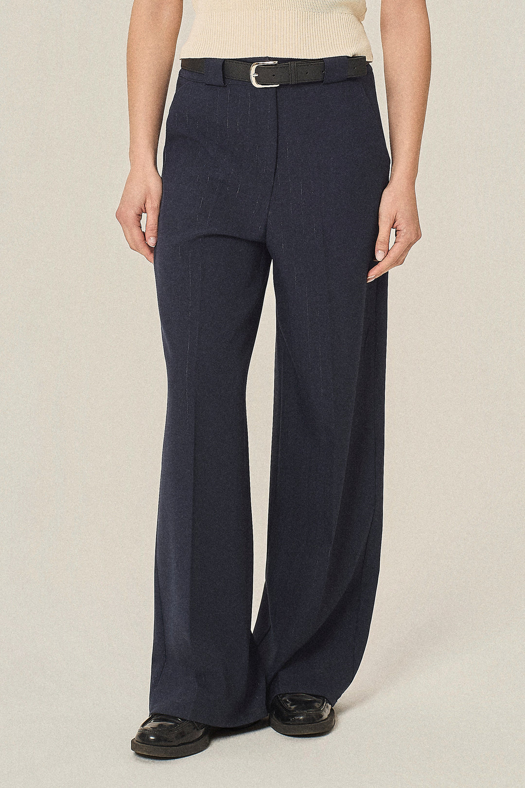 Pantalone chino gessato