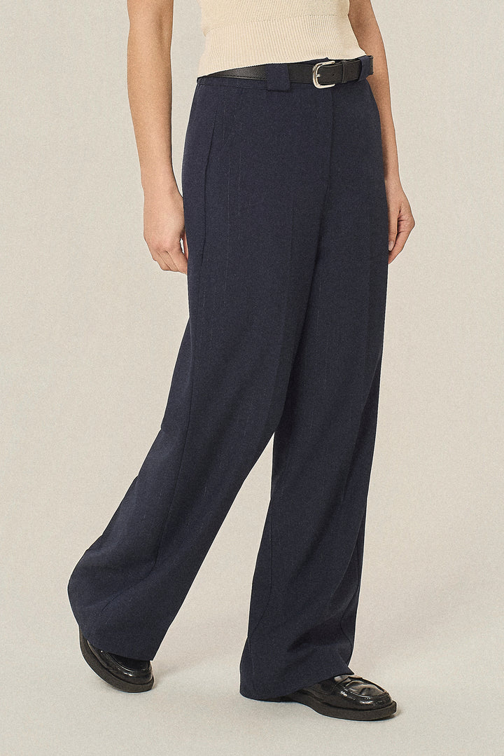 Pantalone chino gessato