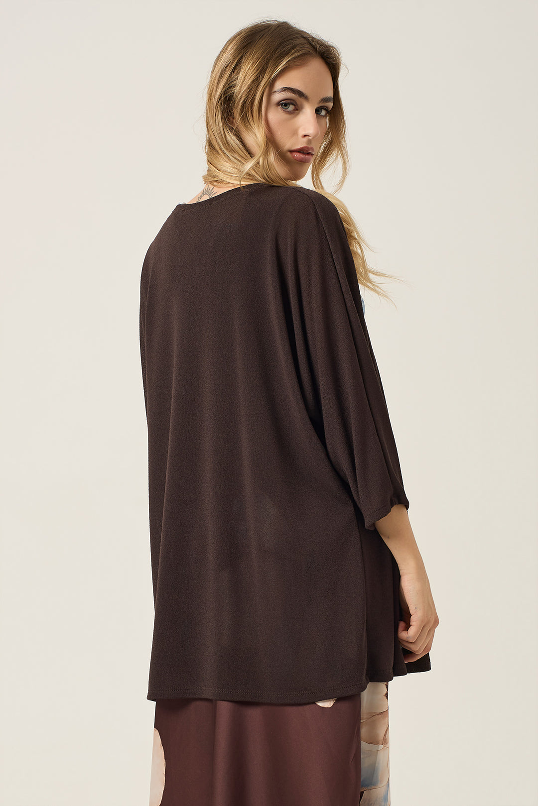 Cardigan aperto in maglieria leggera