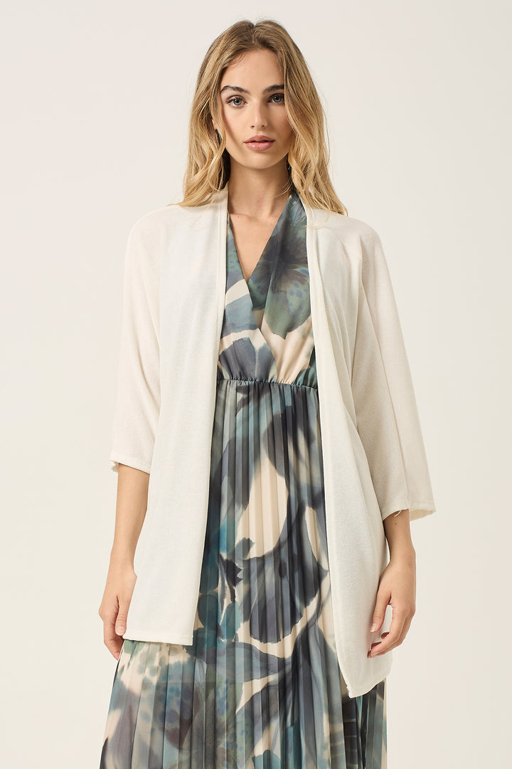 Cardigan aperto in maglieria leggera