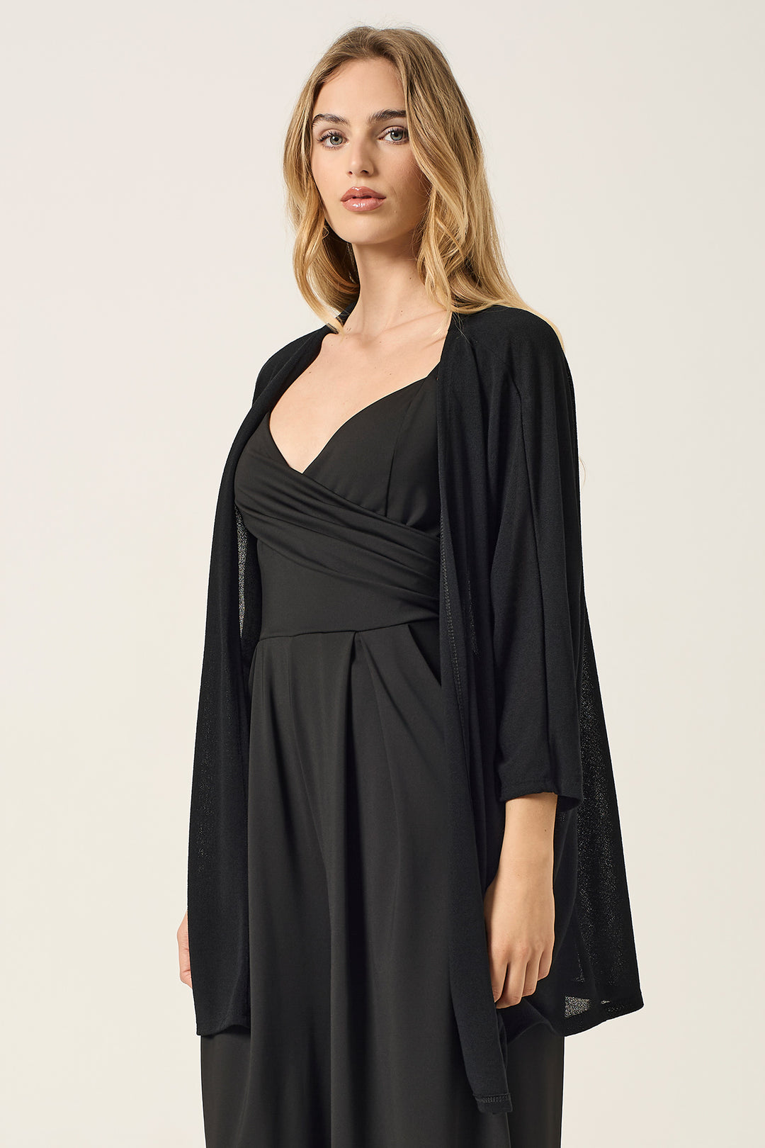 Cardigan aperto in maglieria leggera