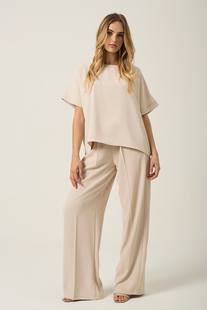 Blusa in cady stretch