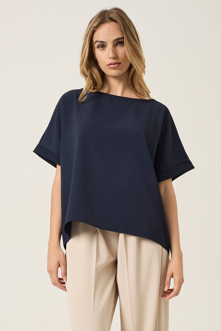 Blusa in cady stretch