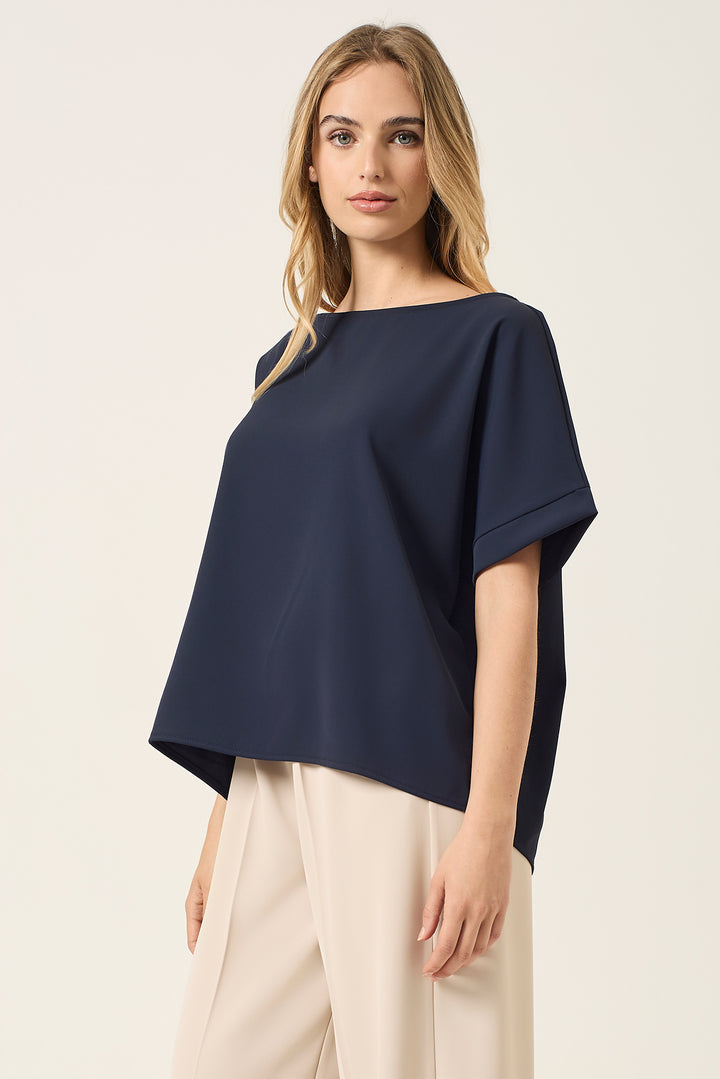 Blusa in cady stretch