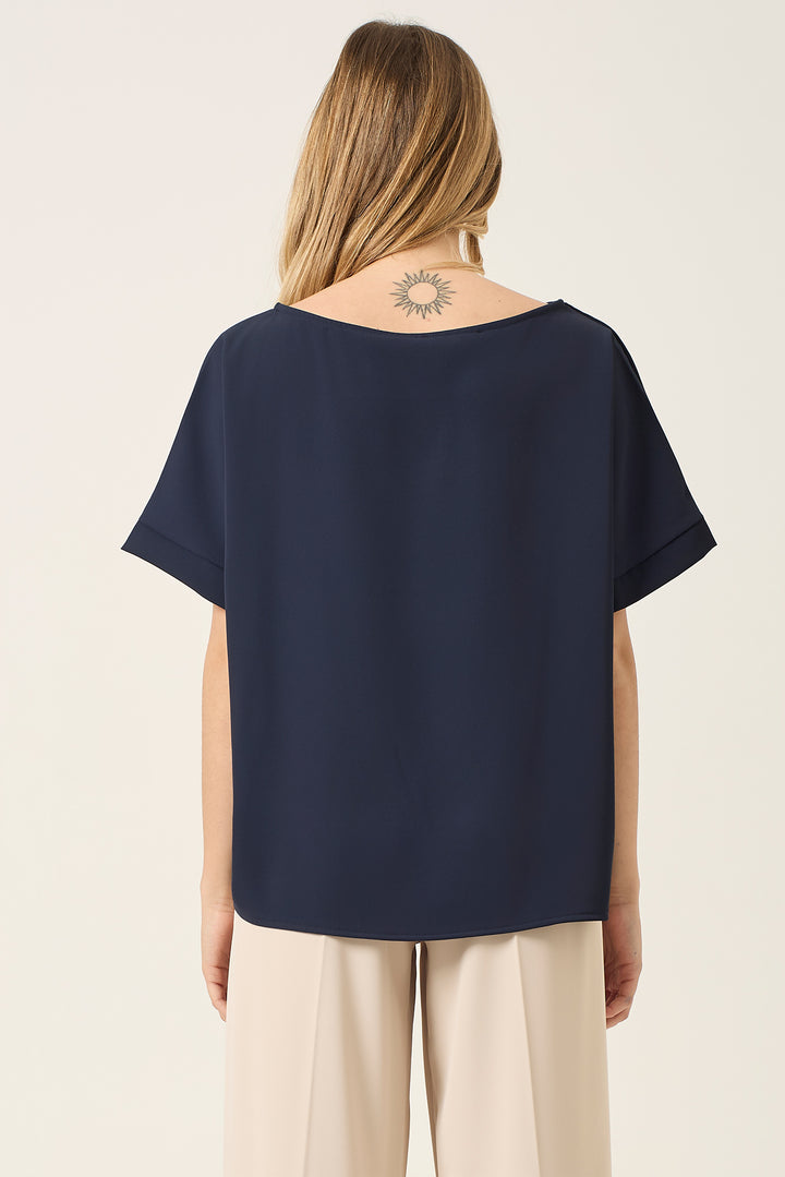 Blusa in cady stretch