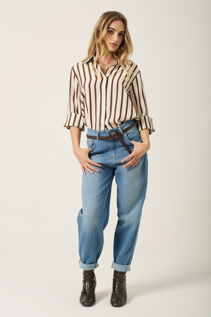 Jeans con cinta