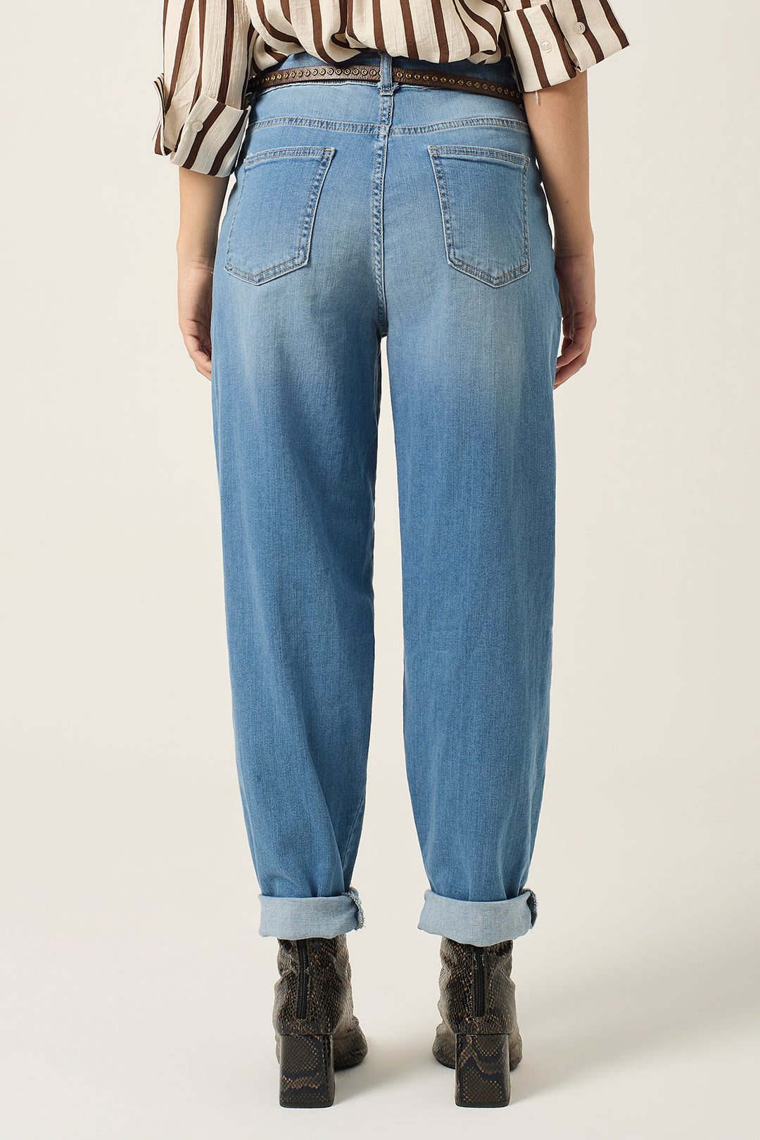 Jeans con cinta