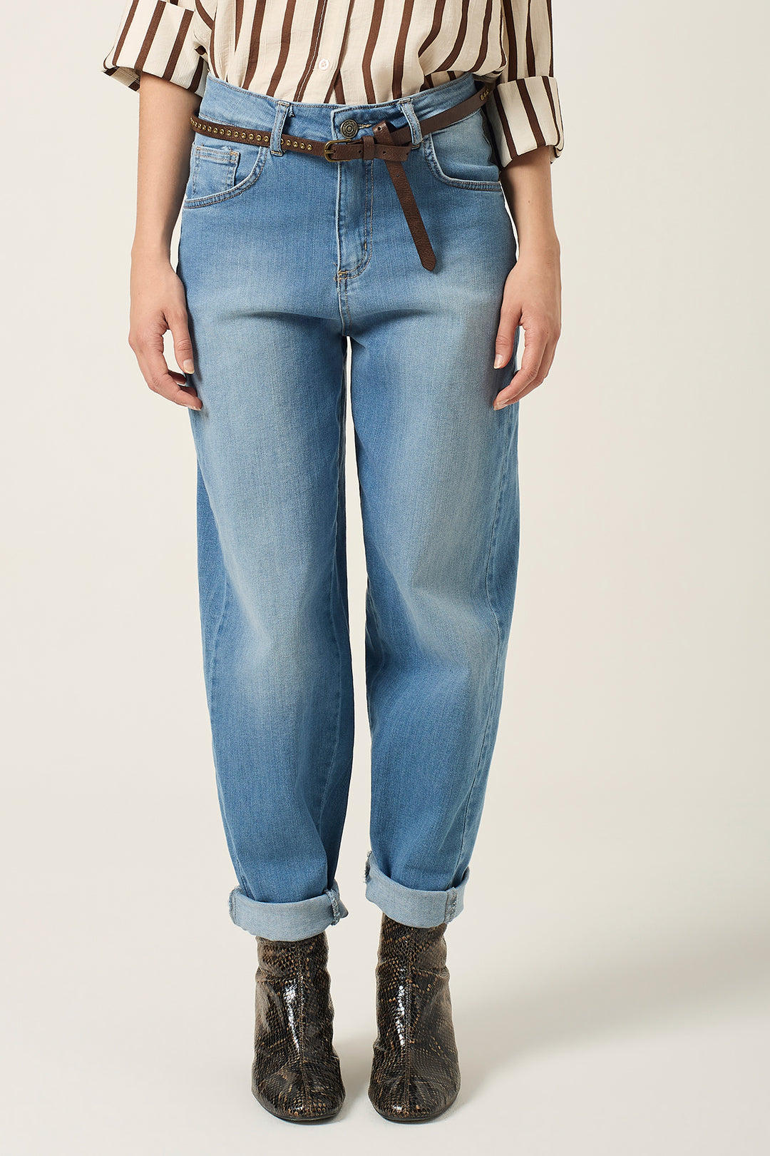 Jeans con cinta