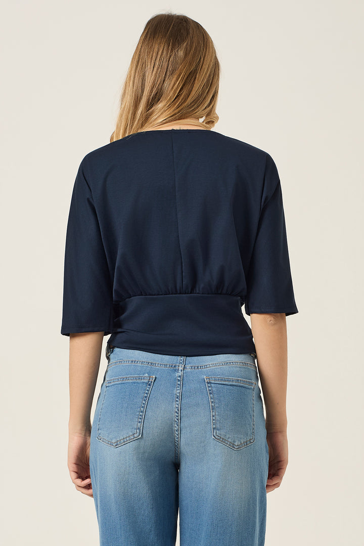 Maglia morbida con fascia al fondo
