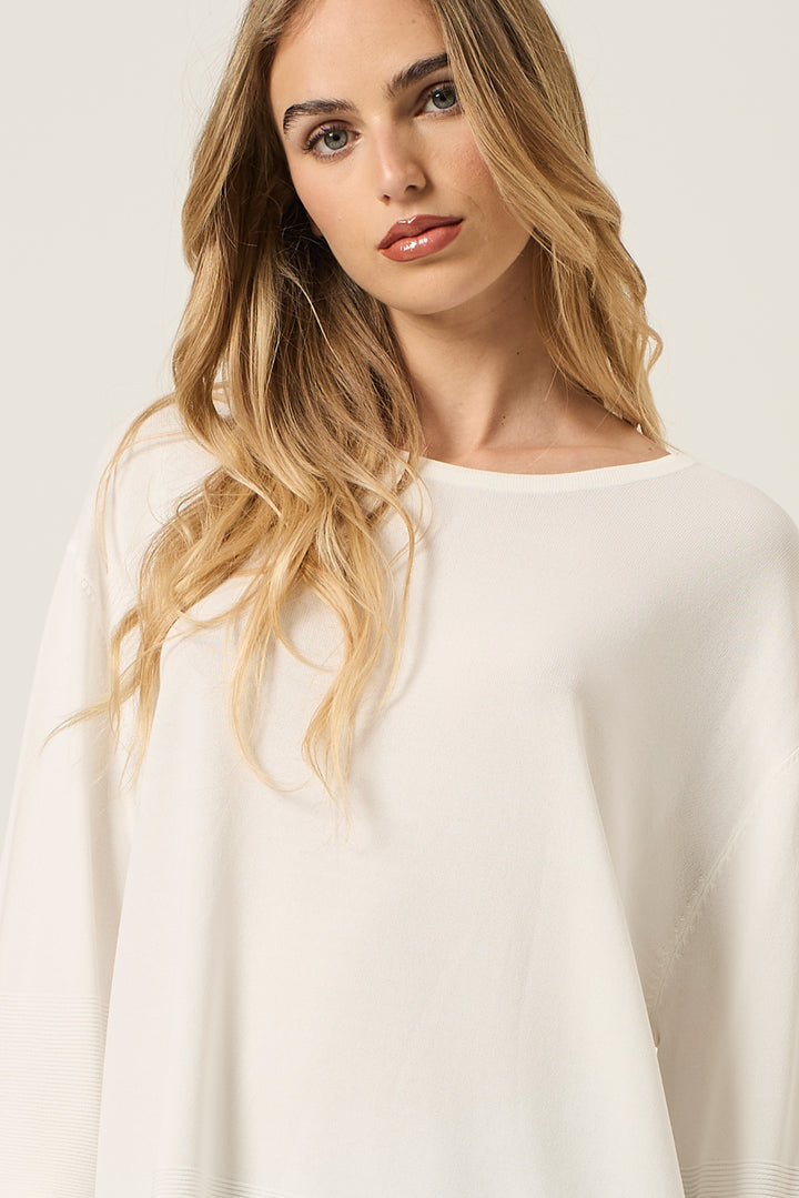 Maglia leggera con bordi