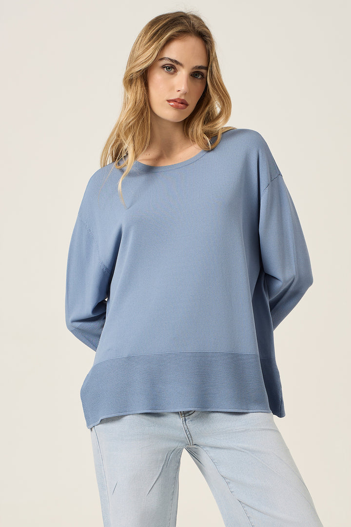 Maglia leggera con bordi