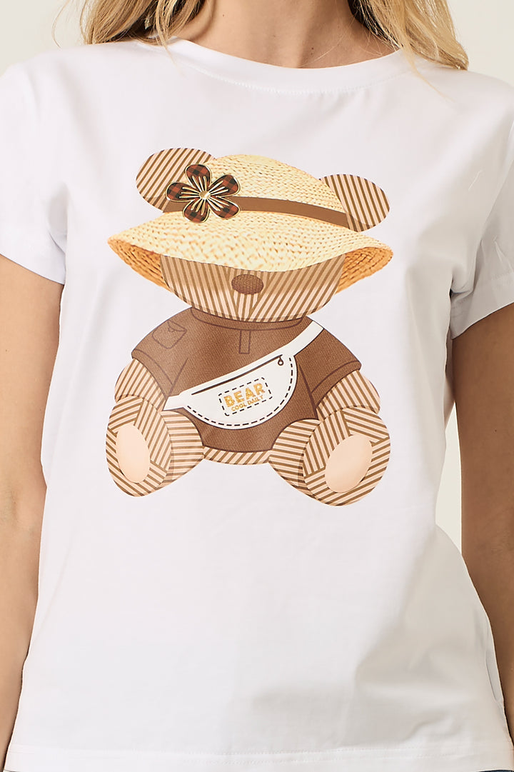 T-shirt stampa orso