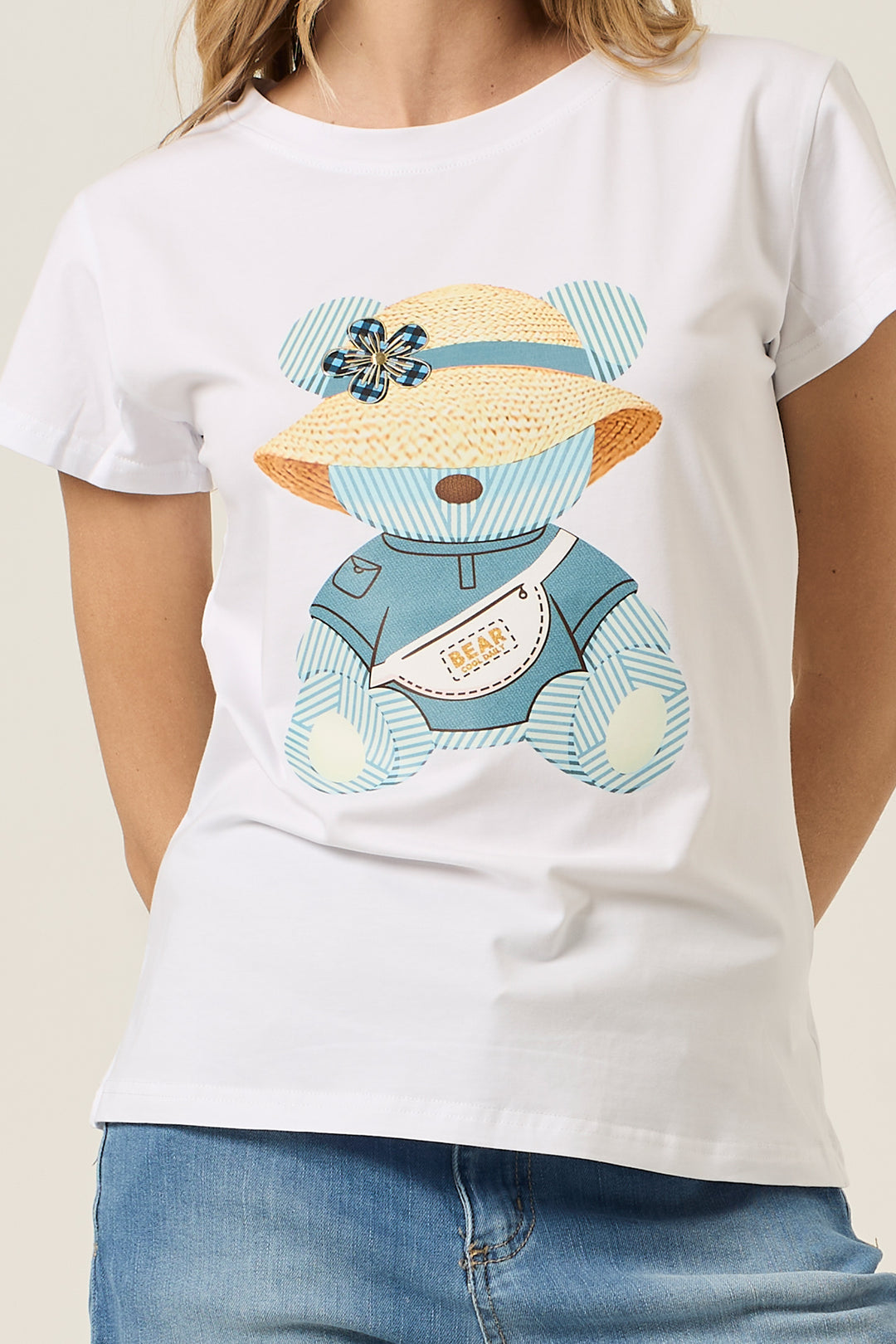 T-shirt stampa orso