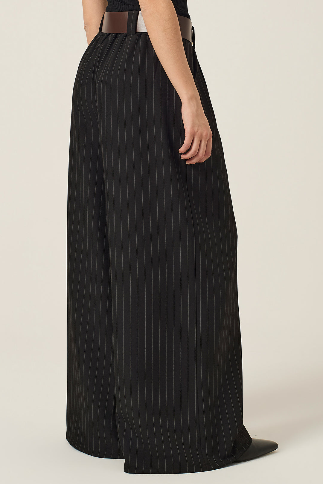 Pantalone gessato over