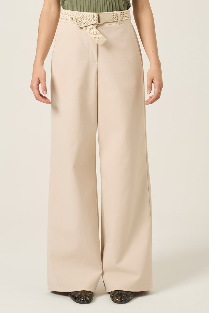 Pantalone con cinta in corda