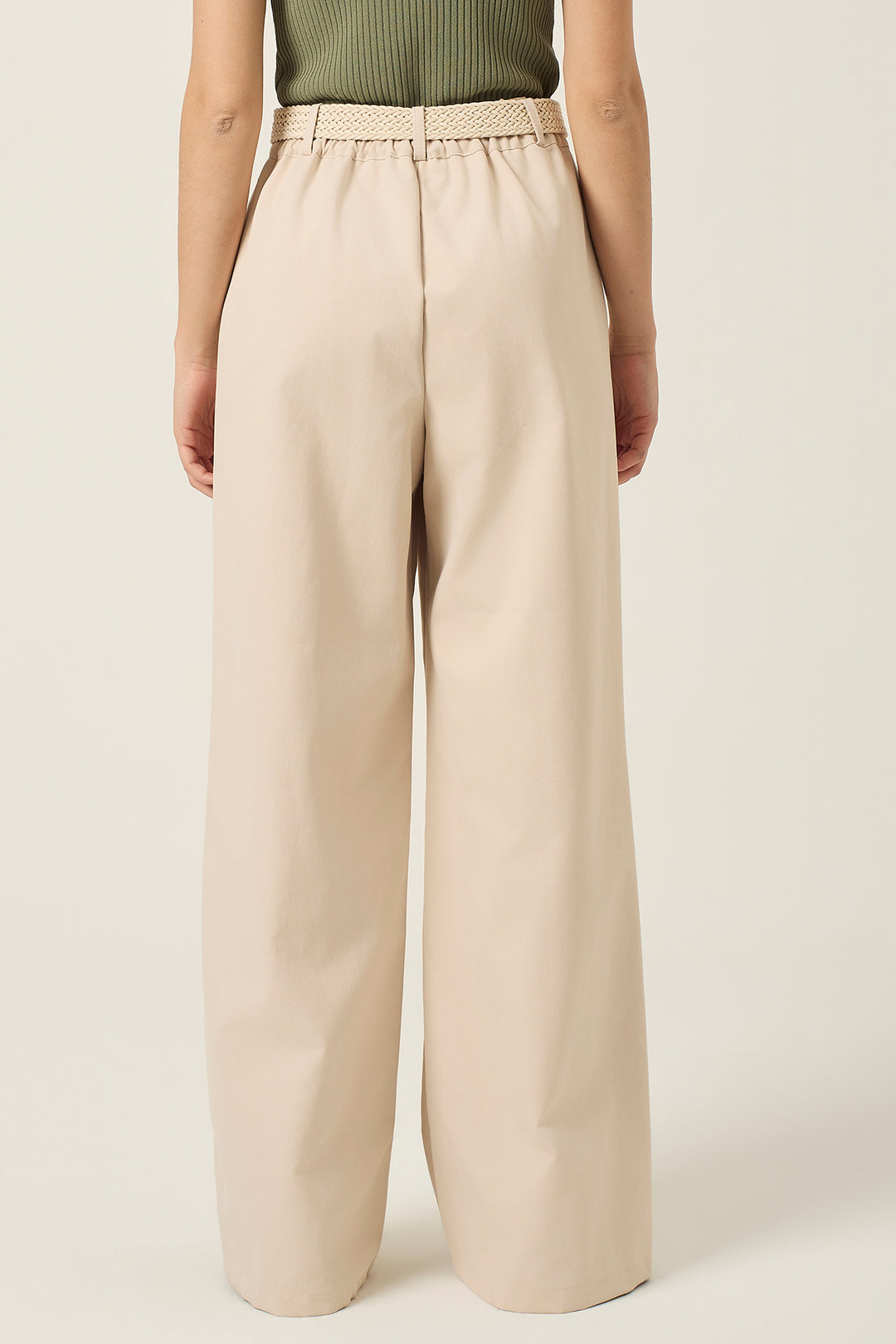 Pantalone con cinta in corda