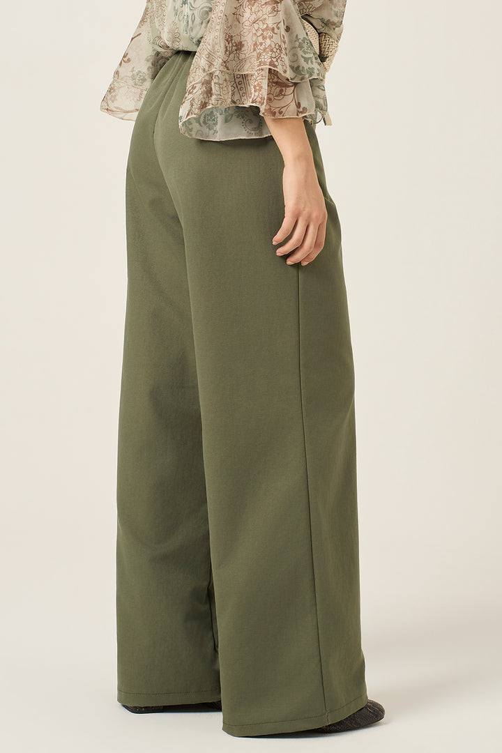 Pantalone con cinta in corda