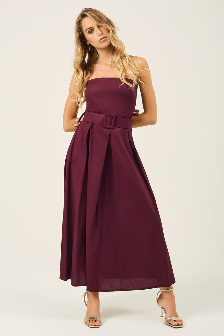 Abito midi bustier