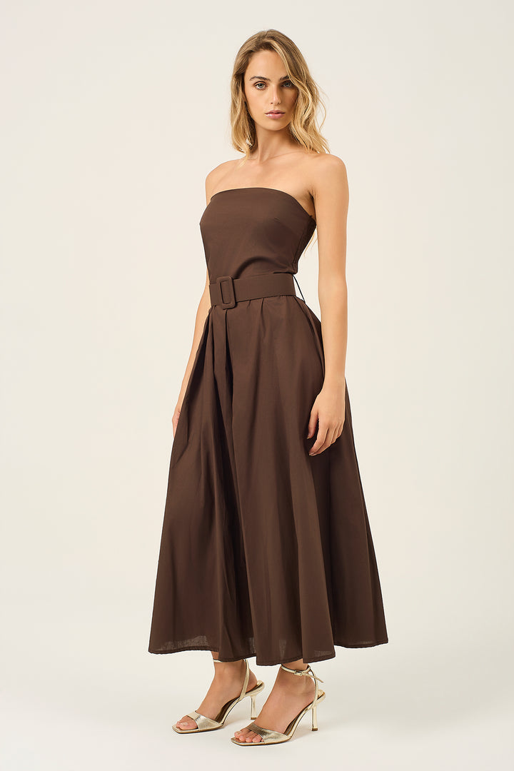 Abito midi bustier