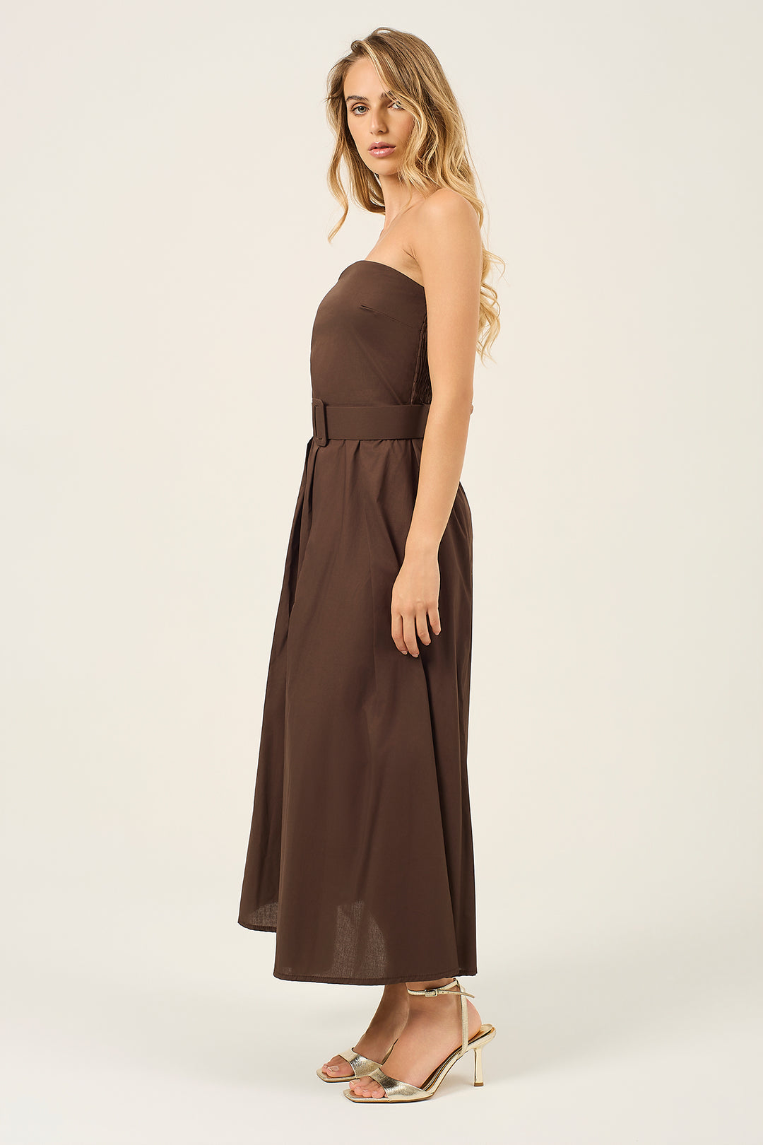 Abito midi bustier