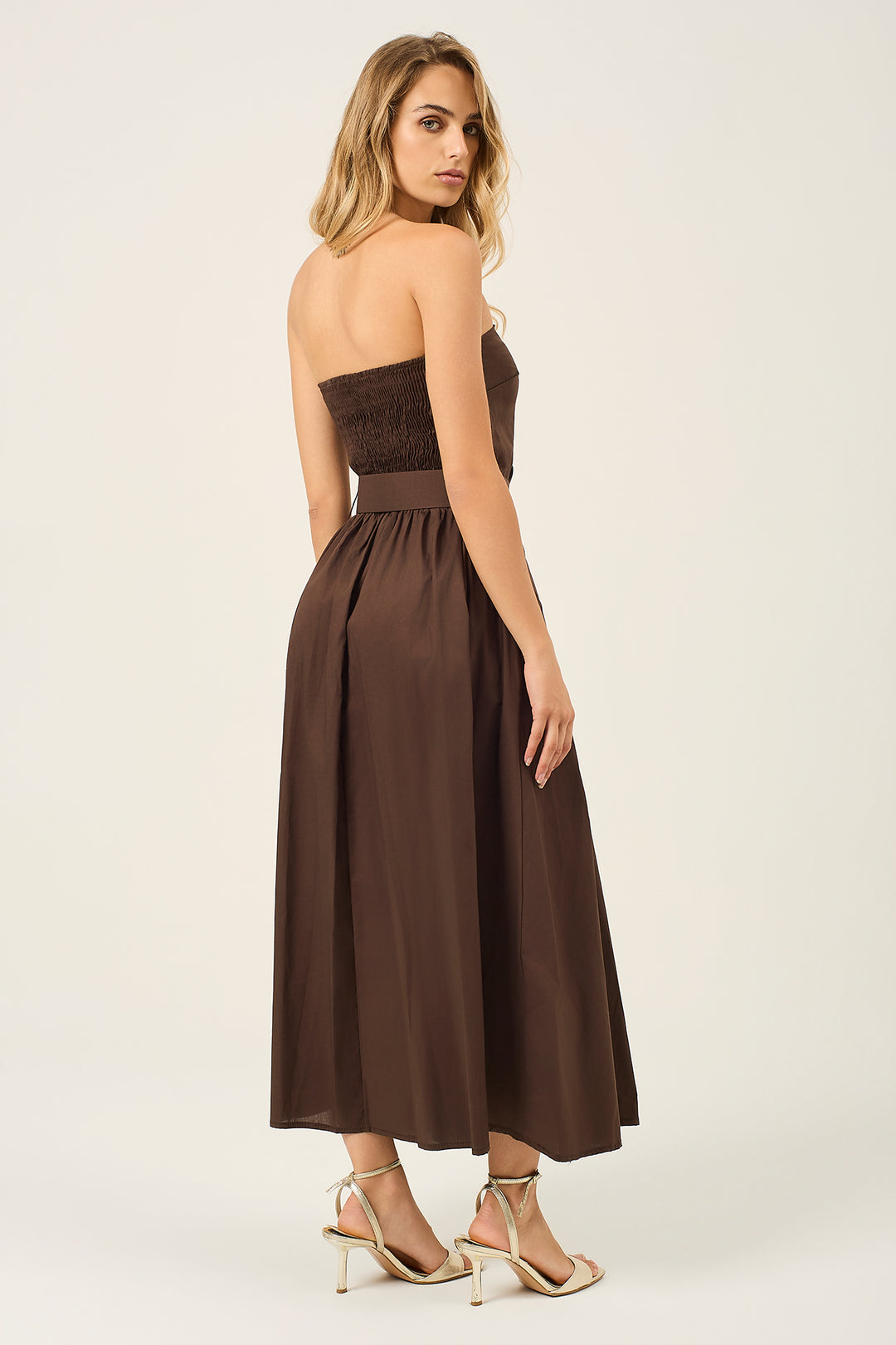 Abito midi bustier
