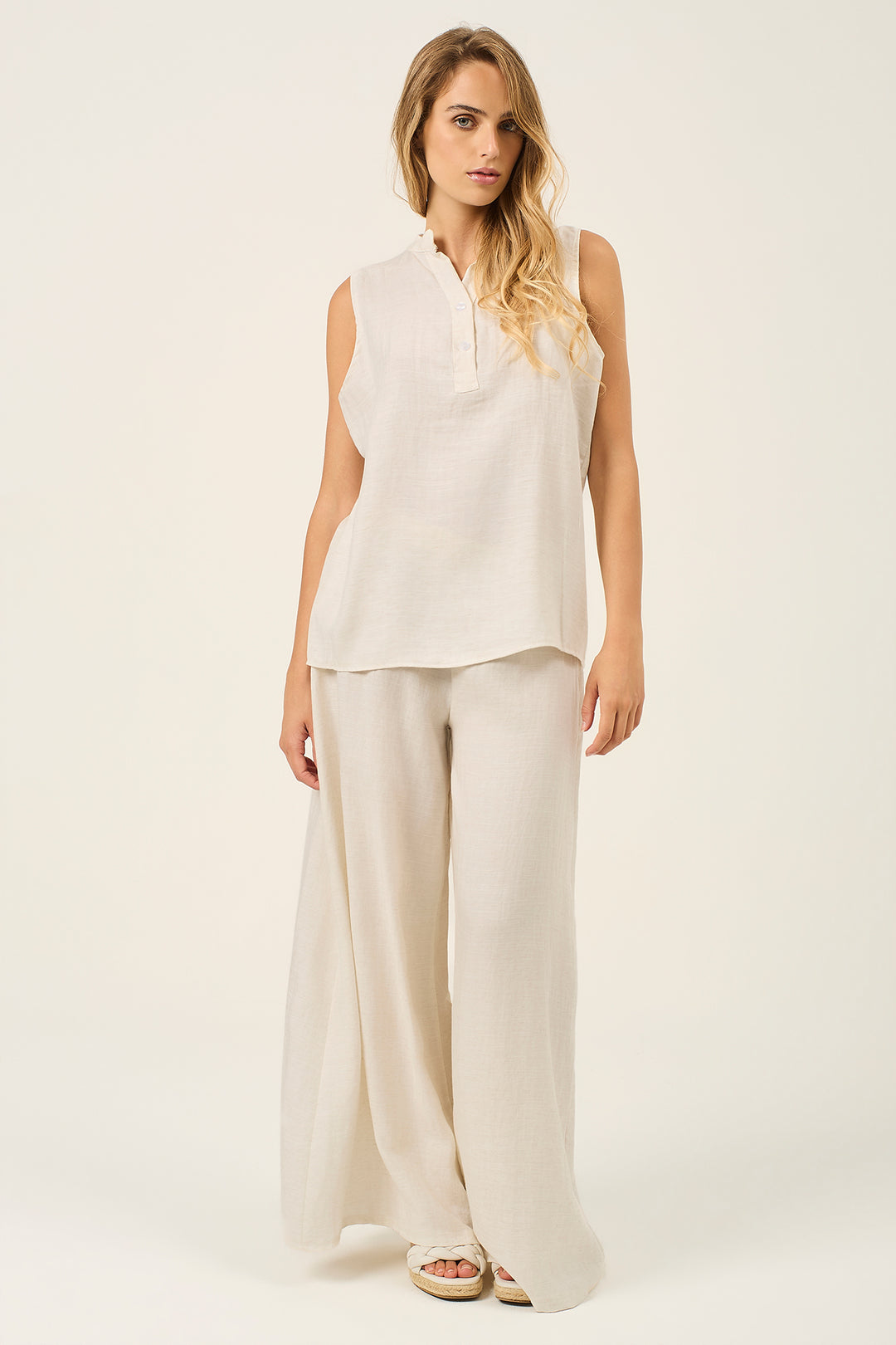 Blusa collo coreana