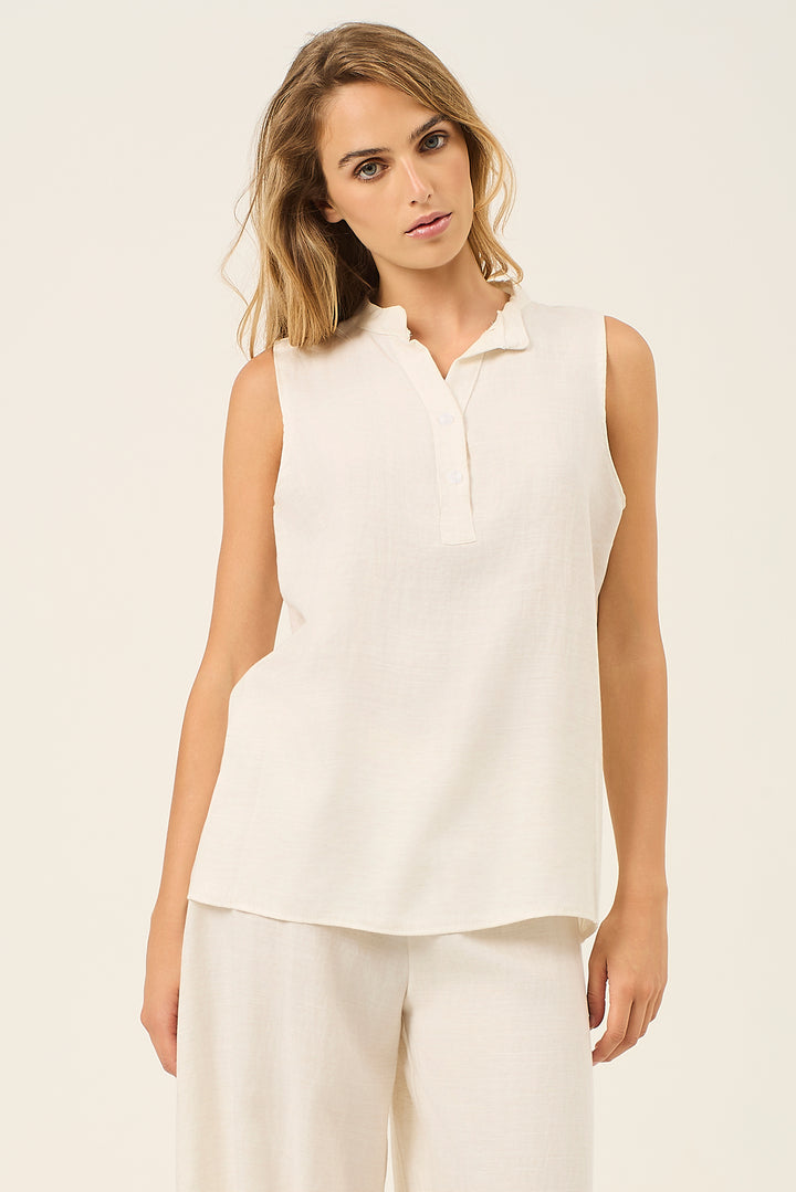 Blusa collo coreana