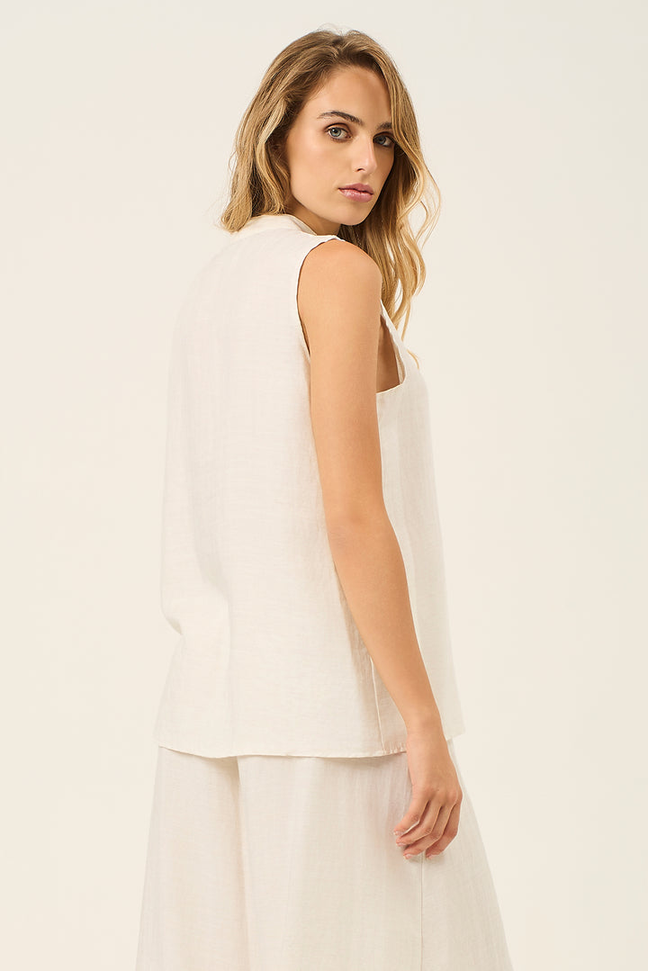 Blusa collo coreana