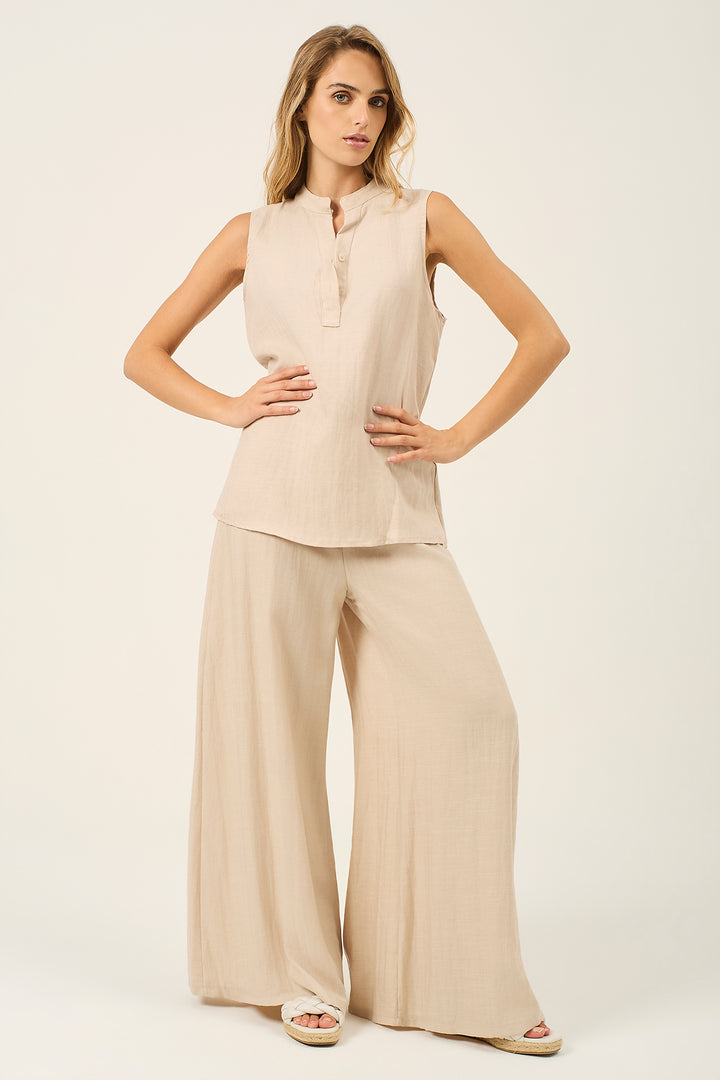 Blusa collo coreana