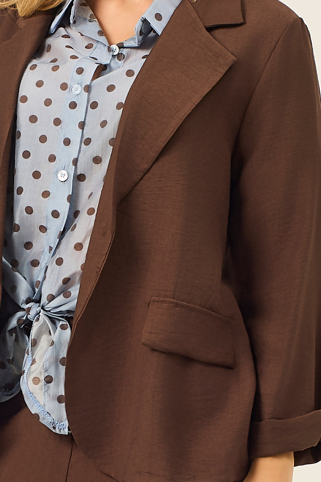 Blazer sfoderato a un bottone