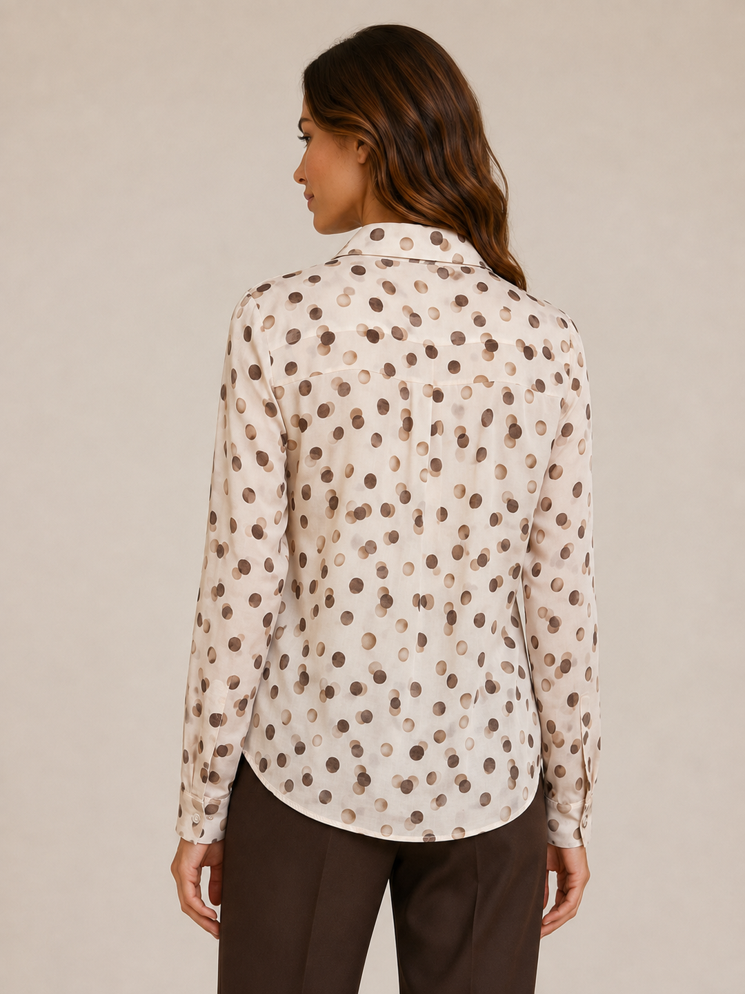 Camicia fantasia pois multicolor