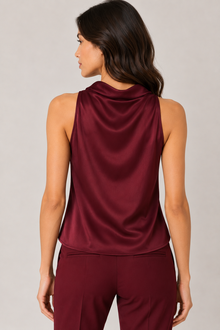 Top in satin