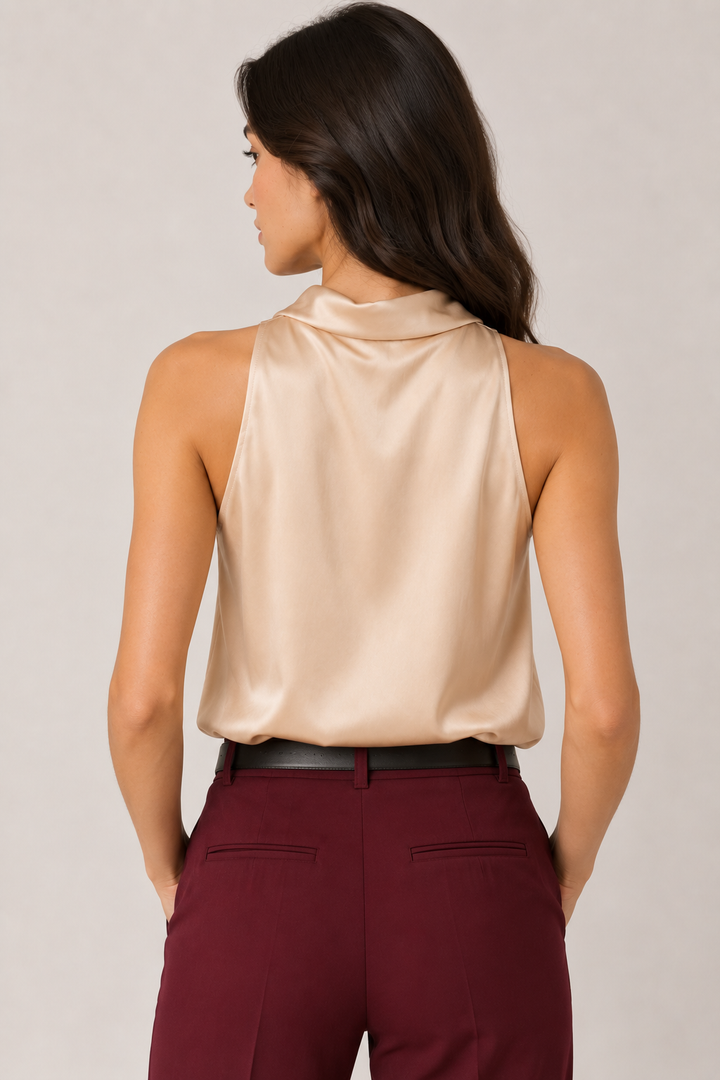 Top in satin