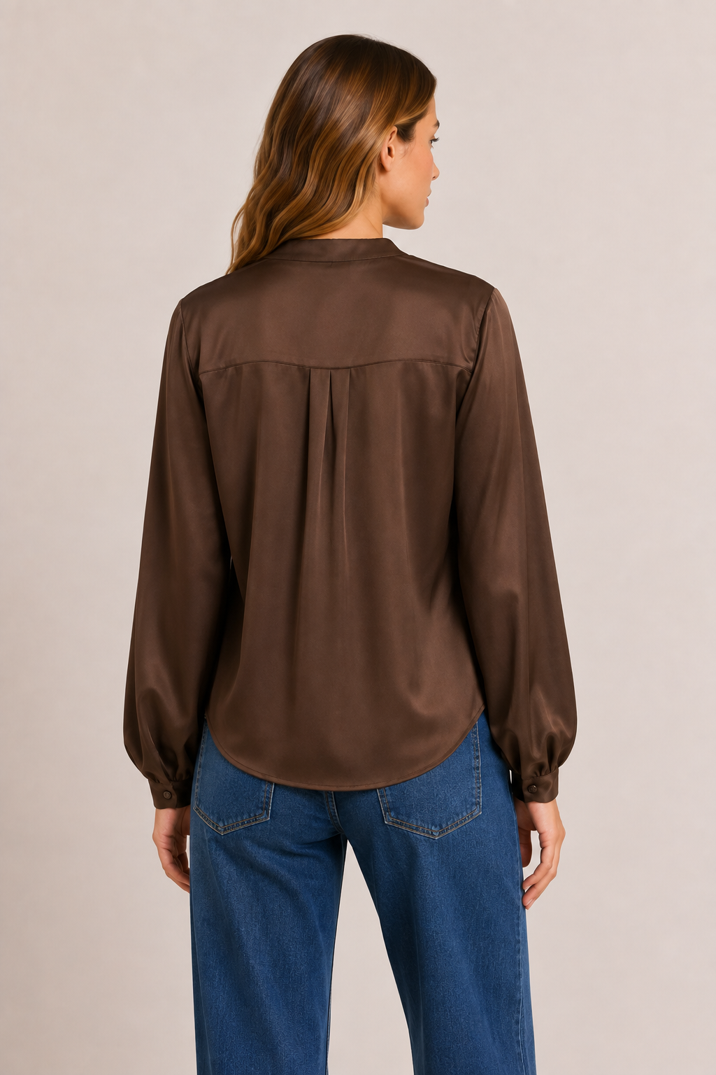 Camicia in satin