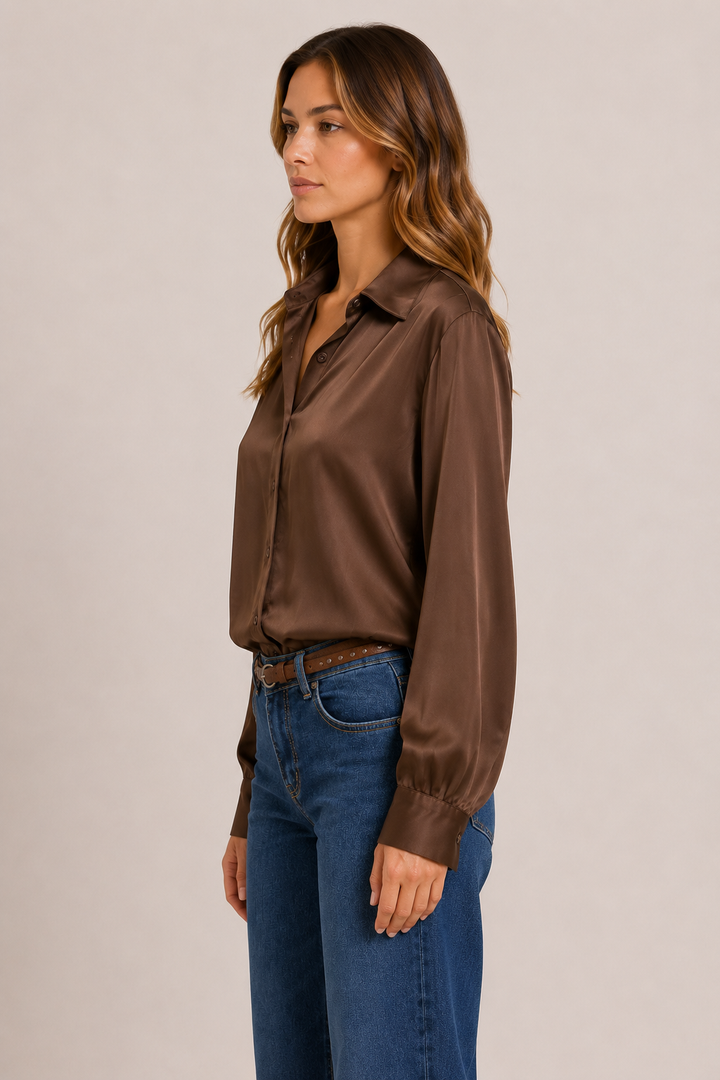 Camicia in satin